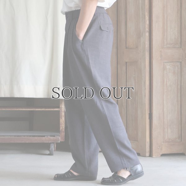 画像7: Reflax®(リフラクス) TECH リネンライクキャンバス 2タック ペグトップ ワイドテーパード イージーパンツ【MADE IN JAPAN】『日本製』/ Upscape Audience