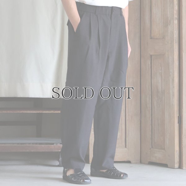 画像8: Reflax®(リフラクス) TECH リネンライクキャンバス 2タック ペグトップ ワイドテーパード イージーパンツ【MADE IN JAPAN】『日本製』/ Upscape Audience