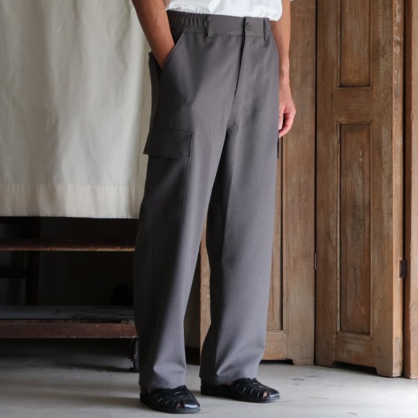 画像10: Naturemier™（ナチュレミア）TECH リネンライクトロピカル ワイドストレート イージーカーゴパンツ【MADE IN JAPAN】『日本製』【送料無料】/ Upscape Audience