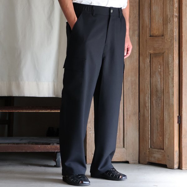 画像2: Naturemier™（ナチュレミア）TECH リネンライクトロピカル ワイドストレート イージーカーゴパンツ【MADE IN JAPAN】『日本製』【送料無料】/ Upscape Audience