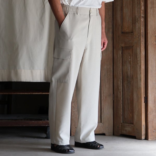 画像6: Naturemier™（ナチュレミア）TECH リネンライクトロピカル ワイドストレート イージーカーゴパンツ【MADE IN JAPAN】『日本製』【送料無料】/ Upscape Audience