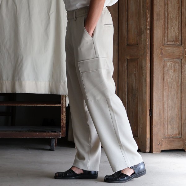 画像8: Naturemier™（ナチュレミア）TECH リネンライクトロピカル ワイドストレート イージーカーゴパンツ【MADE IN JAPAN】『日本製』【送料無料】/ Upscape Audience