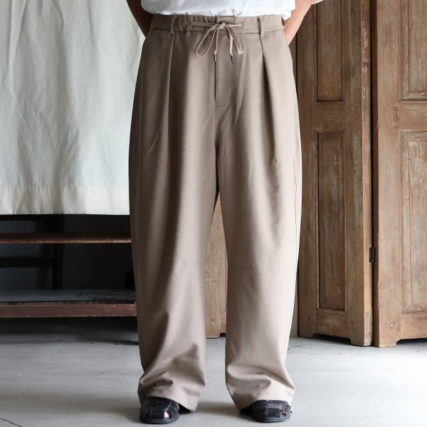 画像12: Naturemier™（ナチュレミア）TECH リネンライクトロワッシャー 1タック カーヴド ドロストパンツ【MADE IN JAPAN】『日本製』【送料無料】/ Upscape Audience