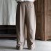 画像14: Naturemier™（ナチュレミア）TECH リネンライクトロワッシャー 1タック カーヴド ドロストパンツ【MADE IN JAPAN】『日本製』【送料無料】/ Upscape Audience (14)