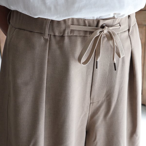画像15: Naturemier™（ナチュレミア）TECH リネンライクトロワッシャー 1タック カーヴド ドロストパンツ【MADE IN JAPAN】『日本製』【送料無料】/ Upscape Audience