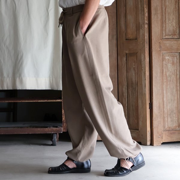 画像19: Naturemier™（ナチュレミア）TECH リネンライクトロワッシャー 1タック カーヴド ドロストパンツ【MADE IN JAPAN】『日本製』【送料無料】/ Upscape Audience