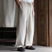 画像8: Naturemier™（ナチュレミア）TECH リネンライクトロワッシャー 1タック カーヴド ドロストパンツ【MADE IN JAPAN】『日本製』【送料無料】/ Upscape Audience (8)