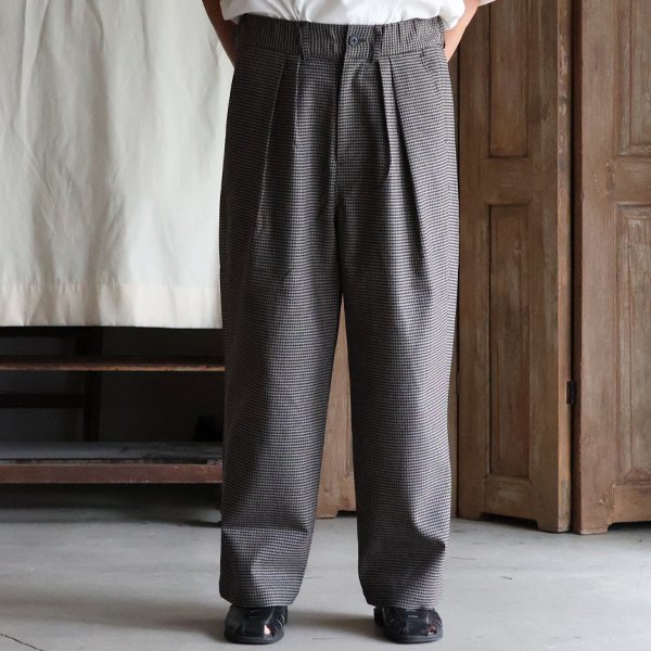 画像7: スマートT/R ジャパニーズ トラディショナルパターン 2タック ワイド ドロストパンツ【MADE IN JAPAN】『日本製』【送料無料】/ Upscape Audience