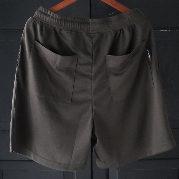 画像5: POLARTEC®(ポーラテック) POWER DRY® (パワードライ) 鹿の子 2タック ドロストショーツ【MADE IN JAPAN】『日本製』 / Upscape Audience