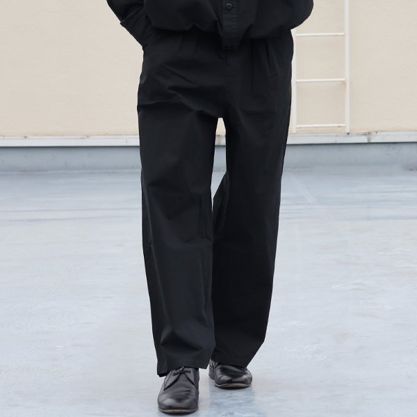 画像2: ピグメント 馬布 (ホースクロス) 2タック ワイド イージーパンツ /Audience