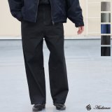 ピグメント 馬布 (ホースクロス) 2タック ワイド イージーパンツ /Audience