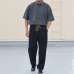 画像6: 「北陸」LUANA®︎（ルアナ）吸水速乾・ストレッチ・静電気防止「多機能TECH」タンソウストレッチツイル 2タック ワイドテーパード イージーパンツ【MADE IN JAPAN】『日本製』【送料無料】/ Upscape Audience  (6)