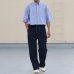 画像7: 「北陸」LUANA®︎（ルアナ）吸水速乾・ストレッチ・静電気防止「多機能TECH」タンソウストレッチツイル 2タック ワイドテーパード イージーパンツ【MADE IN JAPAN】『日本製』【送料無料】/ Upscape Audience  (7)
