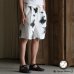 画像1: 「丹後」リップストップオーガニックコットン GERMAN スノーカモ 2タック イージーショーツ【MADE IN JAPAN】『日本製』 / Upscape Audience (1)