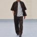 画像7: 「遠州」ライトオンス オーバーダイポプリン  ダブルニー ワイドイージーパンツ【MADE IN JAPAN】『日本製』/ Upscape Audience (7)