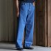 画像2: 「備中」12.5oz セルヴィッチ 赤耳デニム ヴィンテージWASH 5ポケ アジャスターワイドパンツ【MADE IN JAPAN】『日本製』【送料無料】/ Upscape Audience【ご予約商品・6月上旬〜下旬予定】 (2)
