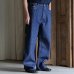 画像2: 「備中」12.5oz セルヴィッチ 赤耳デニム 5ポケ アジャスターワイドパンツ【MADE IN JAPAN】『日本製』【送料無料】/ Upscape Audience (2)