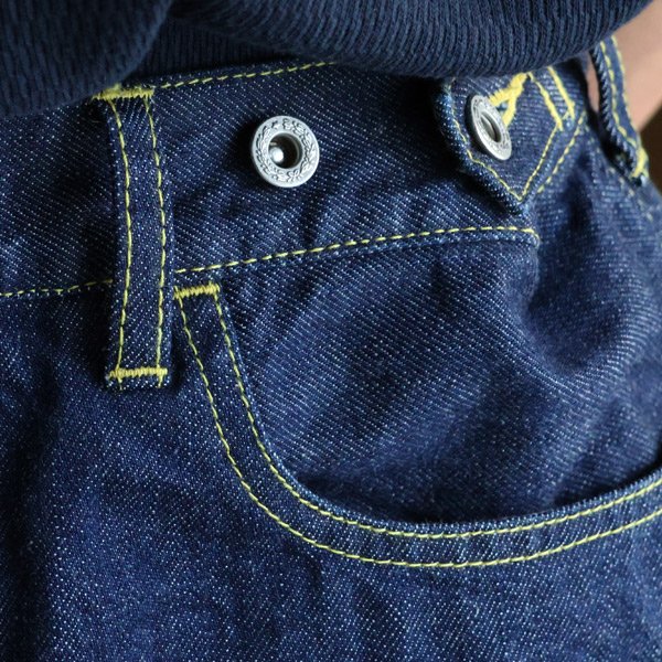 画像7: 「備中」12.5oz セルヴィッチ 赤耳デニム 5ポケ アジャスターワイドパンツ【MADE IN JAPAN】『日本製』【送料無料】/ Upscape Audience