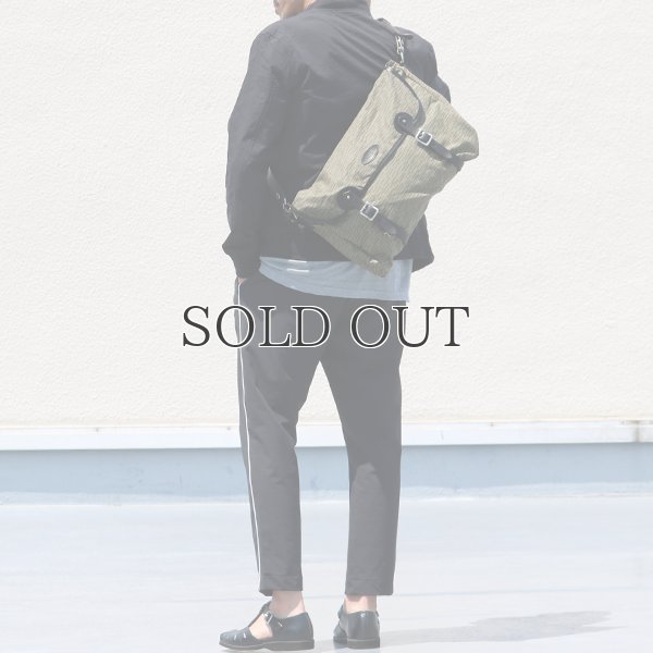 画像4: VASCO デッドストックレインカモテント生地×Leather Fishing Shoulder Bag 【送料無料】 / Upscape Audience