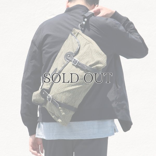 画像9: VASCO デッドストックレインカモテント生地×Leather Fishing Shoulder Bag 【送料無料】 / Upscape Audience