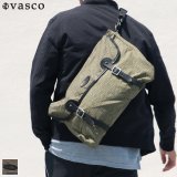 VASCO デッドストックレインカモテント生地×Leather Fishing Shoulder Bag 【送料無料】 / Upscape Audience