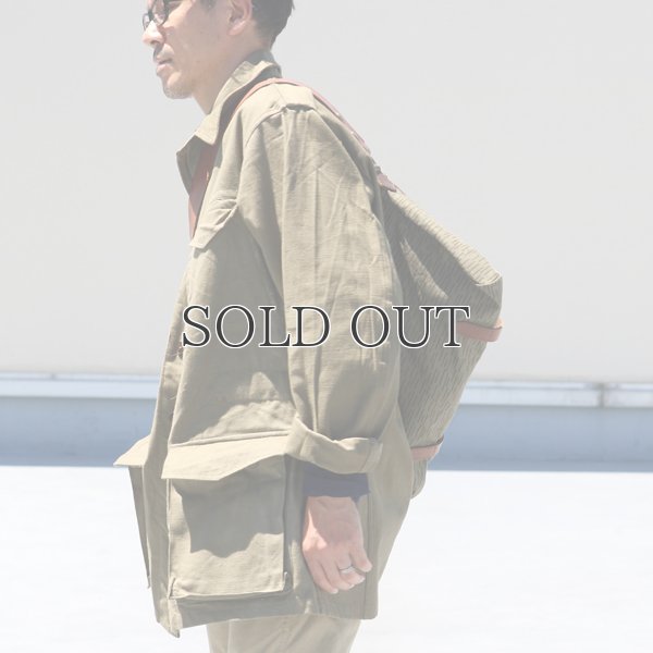 画像5: VASCO デッドストックレインカモテント生地×Leather Fishing Shoulder Bag 【送料無料】 / Upscape Audience