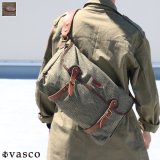 VASCO デッドストックレインカモテント生地×Leather Fishing Shoulder Bag 【送料無料】 / Upscape Audience