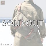 VASCO デッドストックレインカモテント生地×Leather Fishing Shoulder Bag 【送料無料】 / Upscape Audience