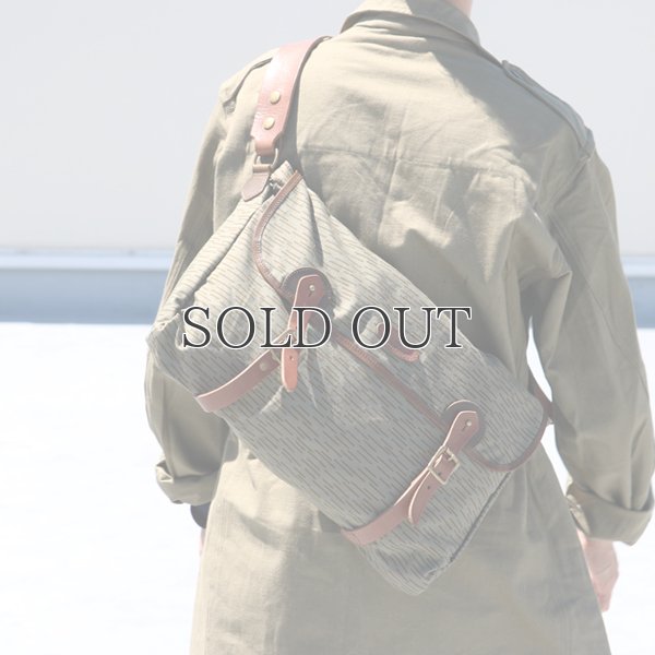 画像2: VASCO デッドストックレインカモテント生地×Leather Fishing Shoulder Bag 【送料無料】 / Upscape Audience