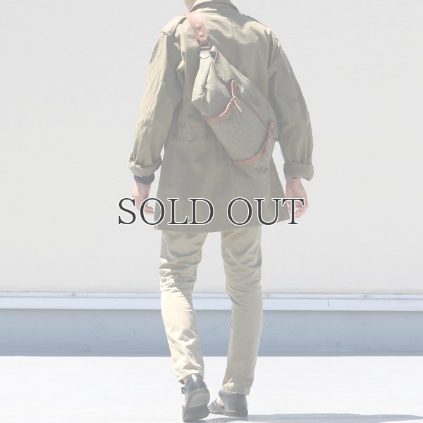 画像5: VASCO デッドストックレインカモテント生地×Leather Fishing Shoulder Bag 【送料無料】 / Upscape Audience