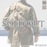 VASCO デッドストックレインカモテント生地×Leather Fishing Shoulder Bag 【送料無料】 / Upscape Audience