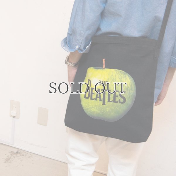 画像5: BEATLES Appleプリントロゴ刺繍2WAY トートバッグ/ Audience