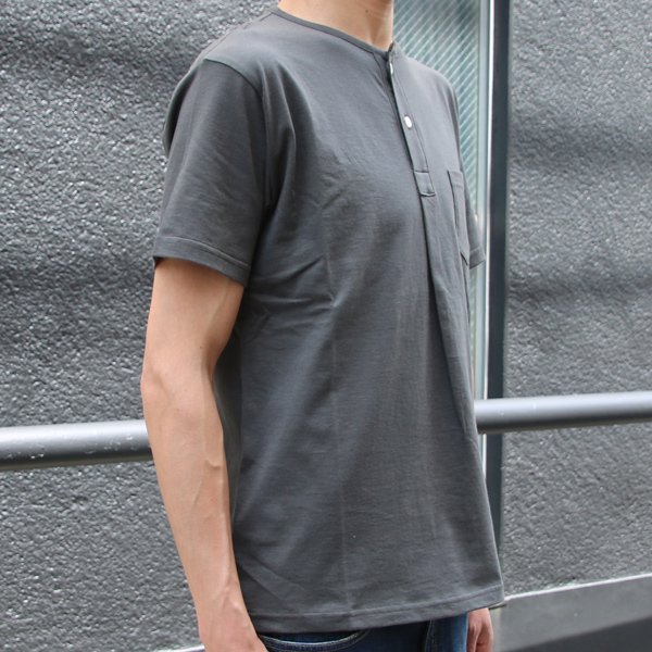 画像16: 【RE PRICE/価格改定】コーマ天竺 C/N ヘンリー ポケ付 Tee【MADE IN JAPAN】『日本製』/ Upscape Audience 