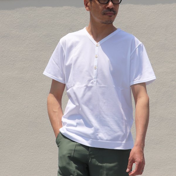 画像7: 【RE PRICE/価格改定】Coolmax(クールマックス)鹿の子 Vヘンリー S/STee【MADE IN JAPAN】『日本製』/ Upscape Audience