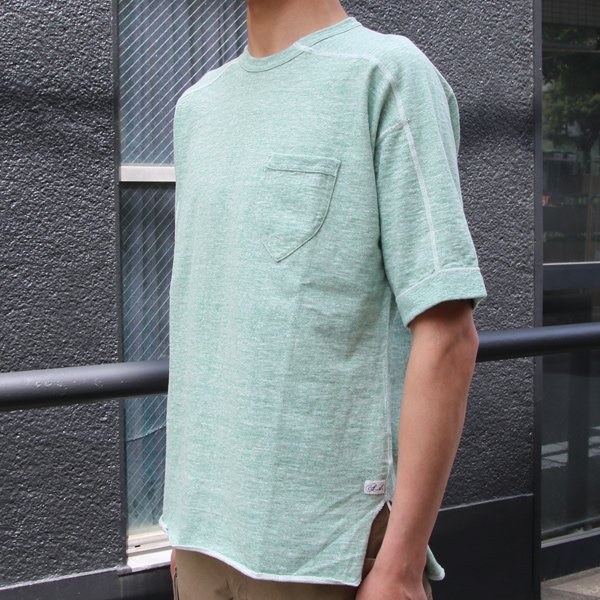画像16: 【RE PRICE/価格改定】吊編天竺 C/Nスプリットスリーブ 胸ポケ付 Tee【MADE IN TOKYO】『東京製』  / Upscape Audience