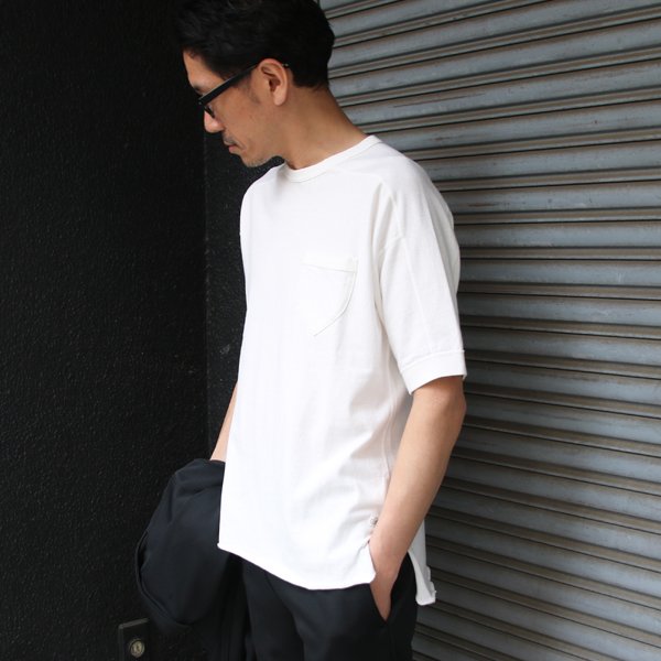 画像12: 【RE PRICE/価格改定】吊編天竺 C/Nスプリットスリーブ 胸ポケ付 Tee【MADE IN TOKYO】『東京製』  / Upscape Audience