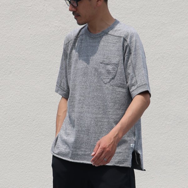 画像6: 【RE PRICE/価格改定】吊編天竺 C/Nスプリットスリーブ 胸ポケ付 Tee【MADE IN TOKYO】『東京製』  / Upscape Audience