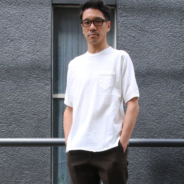 画像14: 【RE PRICE/価格改定】吊編天竺 C/Nスプリットスリーブ 胸ポケ付 Tee【MADE IN TOKYO】『東京製』  / Upscape Audience