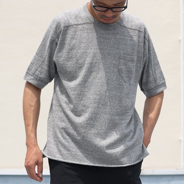 画像7: 【RE PRICE/価格改定】吊編天竺 C/Nスプリットスリーブ 胸ポケ付 Tee【MADE IN TOKYO】『東京製』  / Upscape Audience