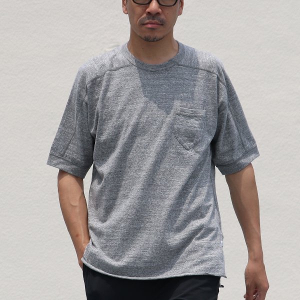 画像9: 【RE PRICE/価格改定】吊編天竺 C/Nスプリットスリーブ 胸ポケ付 Tee【MADE IN TOKYO】『東京製』  / Upscape Audience