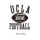 More photos1: 【RE PRICE / 価格改定】6.2オンス丸胴BODY UCLA"FOOTBALLオールドプリント"TEE / Audience