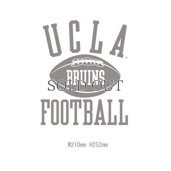 画像8: 6.2オンス丸胴BODY UCLA"FOOTBALLオールドプリント"TEE / Audience