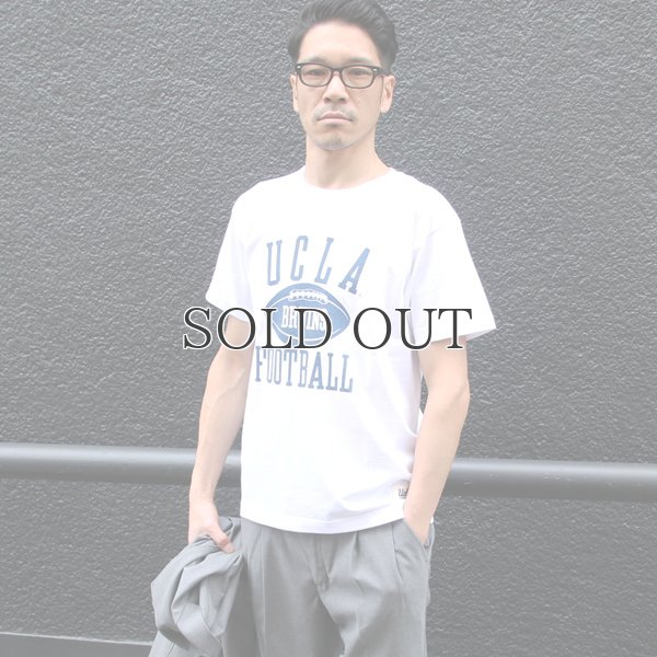 画像6: 6.2オンス丸胴BODY UCLA"FOOTBALLオールドプリント"TEE / Audience