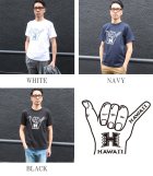 More photos2: 【RE PRICE / 価格改定】6.2oz丸胴HAWAII”HAND”オールドプリントTEE / Audience