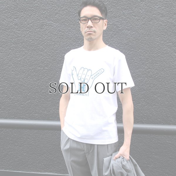 画像9: 6.2oz丸胴HAWAII”HAND”オールドプリントTEE / Audience