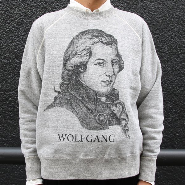 画像13: 19/7吊編裏毛 Wolfgangプリント ラグランスウェット【MADE IN TOKYO】『東京製』/ Upscape Audience 