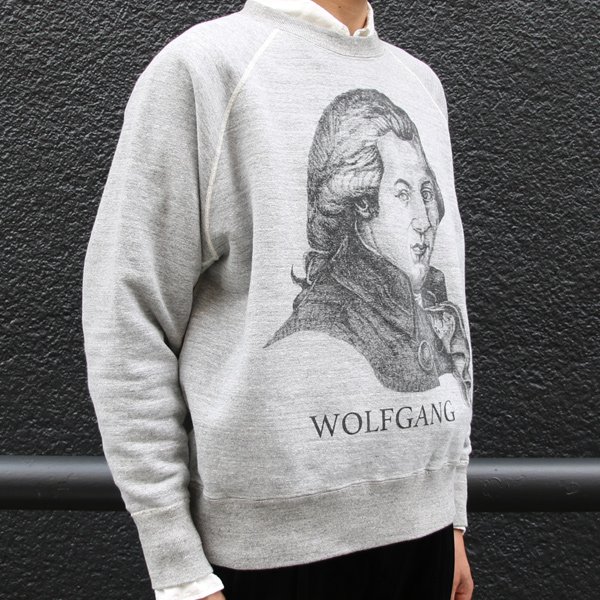 画像17: 19/7吊編裏毛 Wolfgangプリント ラグランスウェット【MADE IN TOKYO】『東京製』/ Upscape Audience 