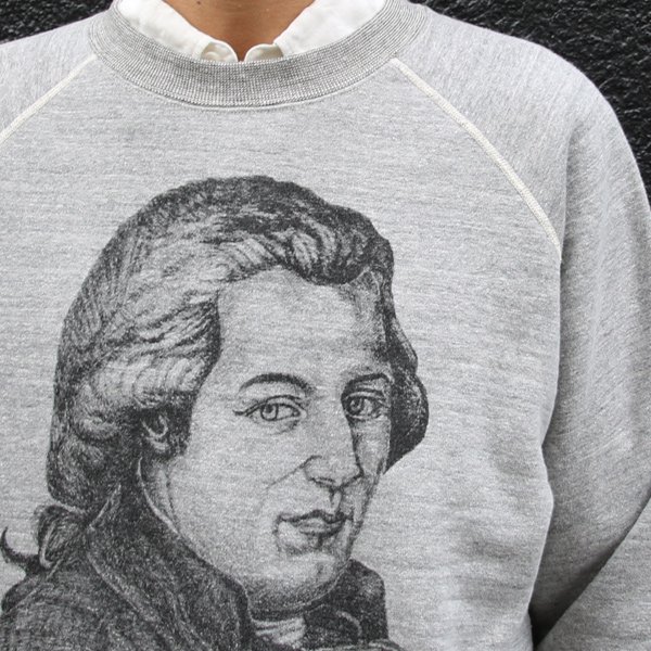 画像18: 19/7吊編裏毛 Wolfgangプリント ラグランスウェット【MADE IN TOKYO】『東京製』/ Upscape Audience 