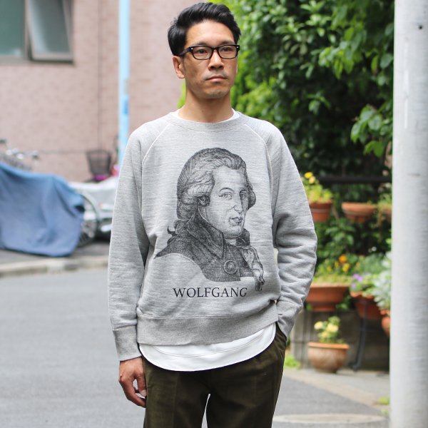 画像7: 19/7吊編裏毛 Wolfgangプリント ラグランスウェット【MADE IN TOKYO】『東京製』/ Upscape Audience 