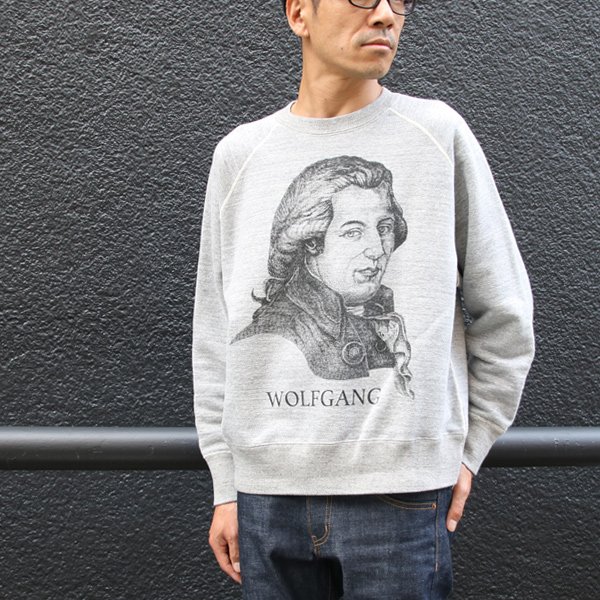 画像10: 19/7吊編裏毛 Wolfgangプリント ラグランスウェット【MADE IN TOKYO】『東京製』/ Upscape Audience 